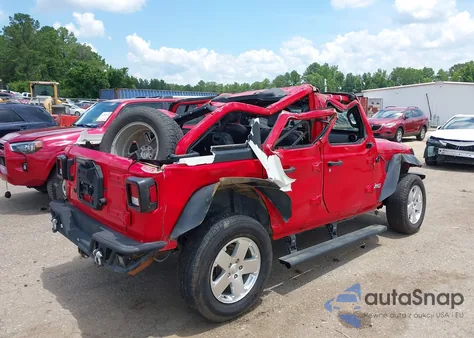 2019 Jeep Wrangler Unlimited Sport S 4X4 z USA, uszkodzony, nr VIN 1C4HJXDN8KW682222